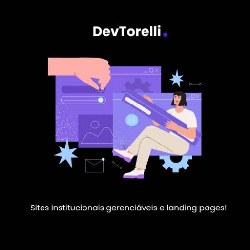 Sites institucionais gerenciáveis e landing pages por Devtorelli