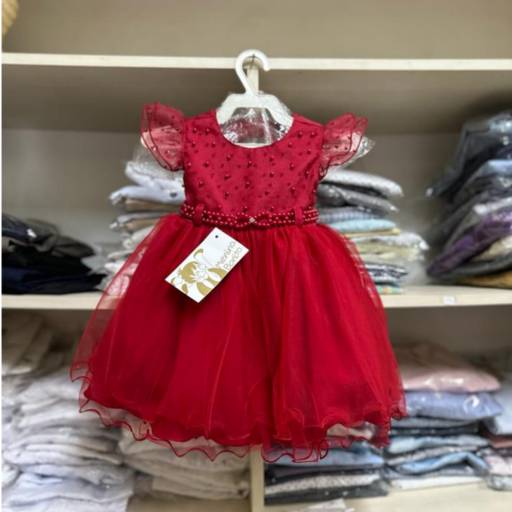 Comprar o produto de Vestidinho Vermelho em Vestidos pela empresa Adrivar Modas Infantil e Infanto Juvenil em Foz do Iguaçu, PR por Solutudo
