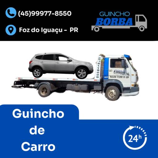 Comprar o produto de Guincho de Carro em Guinchos pela empresa Guincho Borba em Foz do Iguaçu, PR por Solutudo