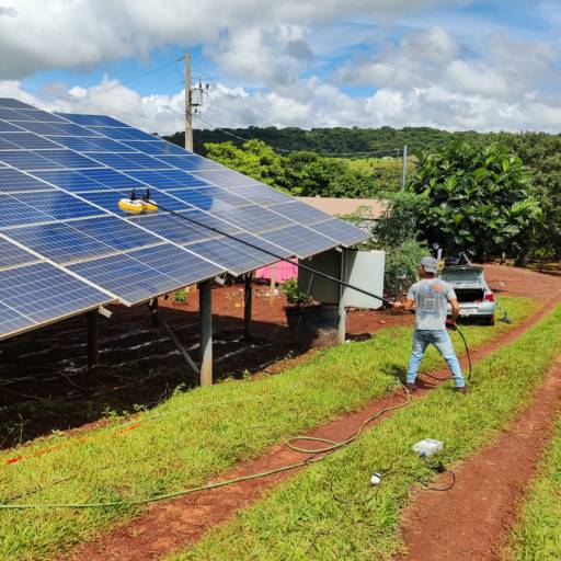 Limpeza de Painéis Solar