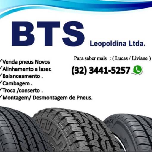 BTS Leopoldina LTDA  por BTS Alinhamento Balanceamento veículos pesados e venda Pneus Novos