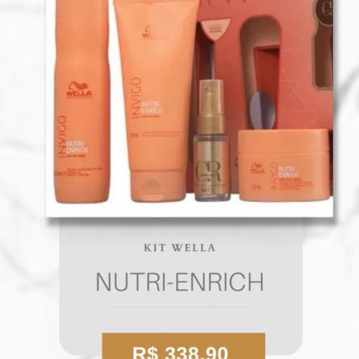 Comprar o produto de Kit Wella Nutri-enrich  em Shampoos e Condicionadores pela empresa Studio Soul Beauty em Mineiros, GO por Solutudo