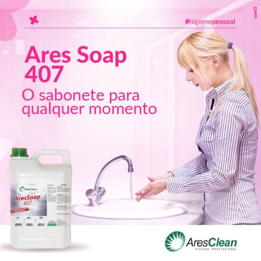 Sabonete Líquido - Higienização Suave - São Carlos, SP por WF Distribuidora de Materiais de Limpeza e Descartáveis