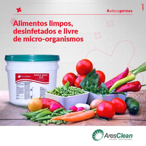  Sanitizante para Vegetais e Frutas - Higienização Segura e Eficaz - São Carlos/SP por WF Distribuidora de Materiais de Limpeza e Descartáveis