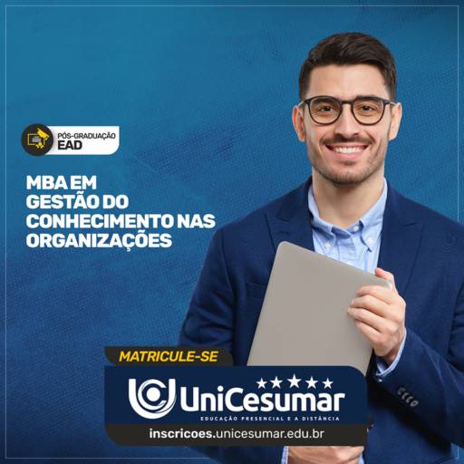 MBA de Gestão de Conhecimento nas Organizações em Bauru por UniCesumar - Bauru
