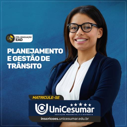 Pós Graduação em Planejamento e Gestão do Trânsito em Bauru por UniCesumar - Bauru