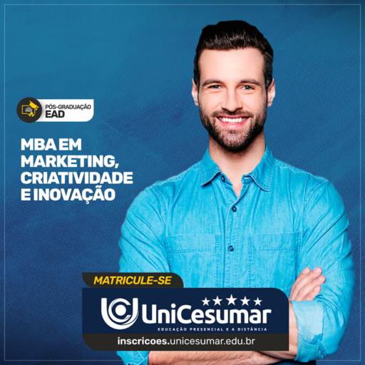 MBA em Marketing, Criatividade e Inovação em Bauru por UniCesumar - Bauru