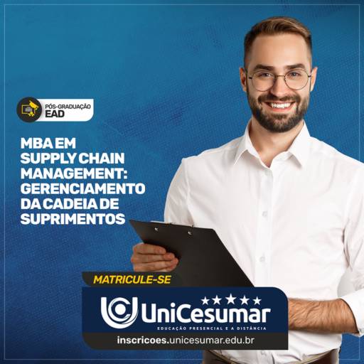 MBA em Supply Chain Management: Gerenciamento de cadeia de Suprimentos em Bauru por UniCesumar - Bauru