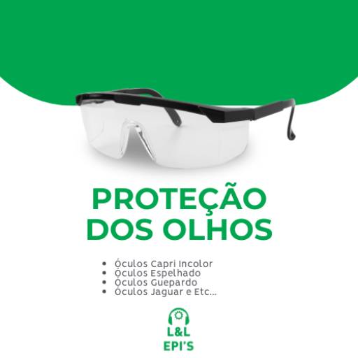 Comprar o produto de Proteção dos Olhos em EPI - Equipamentos de Proteção Individual pela empresa L&L EPI's em Itapetininga, SP por Solutudo