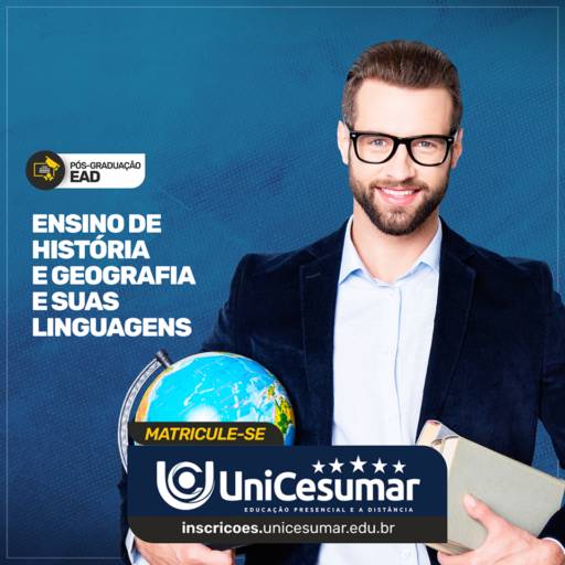 Pós Graduação em ensino de História e Geografia e suas Linguagens em Bauru por UniCesumar - Bauru
