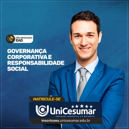 Pós Graduação em Governança Coorporativa e Responsabilidade Social em Bauru por UniCesumar - Bauru