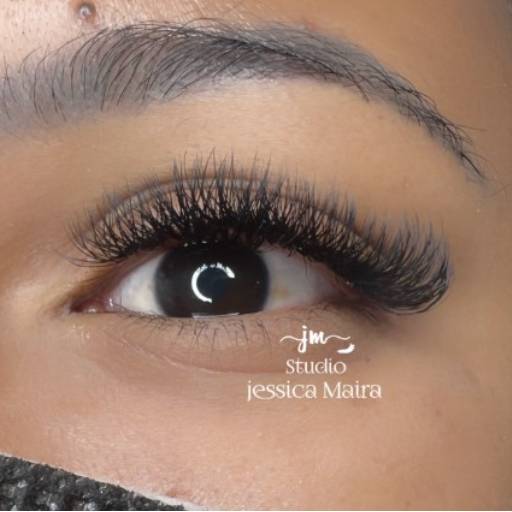 Power egípcio ou 6D por Studio Jéssica Maira (Alongamento de cílios) 