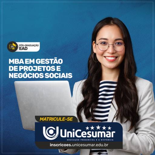 MBA em Gestão de Projetos e Negócios Sociais em Bauru por UniCesumar - Bauru