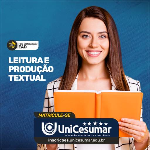 Pós Graduação em Leitura e Produção Textual em Bauru por UniCesumar - Bauru