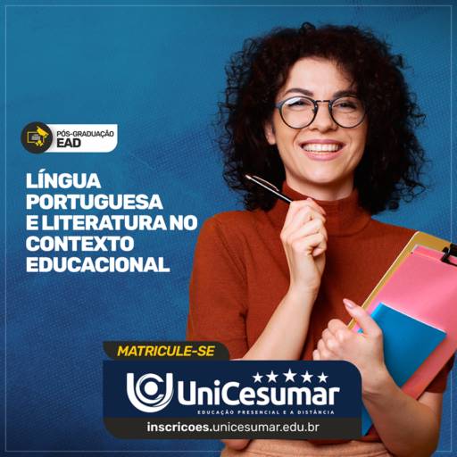 Comprar o produto de Pós Graduação em Língua Portuguesa e Literatura no Contexto Educacional em Bauru em Pós-Graduação pela empresa UniCesumar - Bauru em Bauru, SP por Solutudo