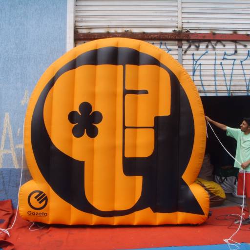Medalhão Inflável Customizado por Caco Balloons - Balões e Infláveis