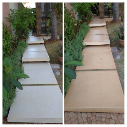 Limpeza de Placa de Cimento por Japan Clean Limpadora