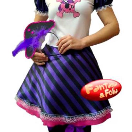 2811 - Vestido pirata juvenil (12 a 16) em Tietê, SP por Fantasia & Folia