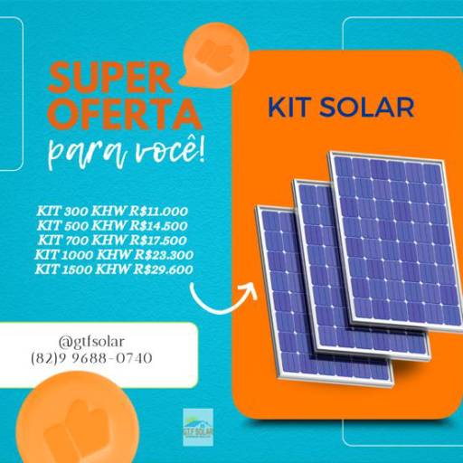 Comprar a oferta de Promoção Especial de Março em Energia Solar pela empresa GTF Solar em Arapiraca, AL por Solutudo