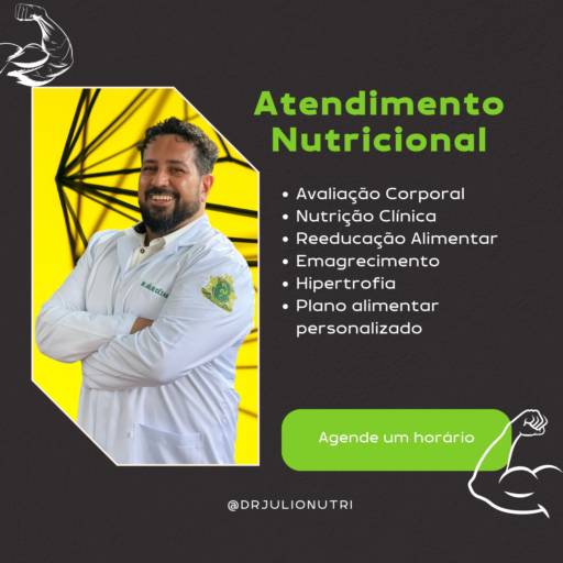 Consulta Nutricional - Transformando sua Saúde - Jaú por Dr. Júlio Cezar - Nutricionista