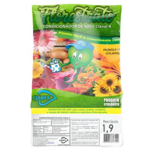 Terra 2kg Adubada Pronta Para Plantio	 por Penha Garden