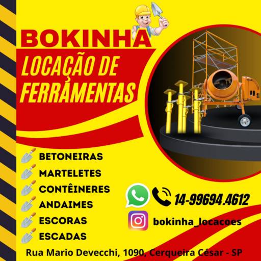 Locação de Equipamentos - Soluções Completas para Sua Obra - Santa Bárbara Resort Residence 