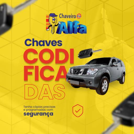 Comprar o produto de Chaves Codificadas em Fechaduras e Chaves pela empresa Chaveiro Alfa em Itapetininga, SP por Solutudo