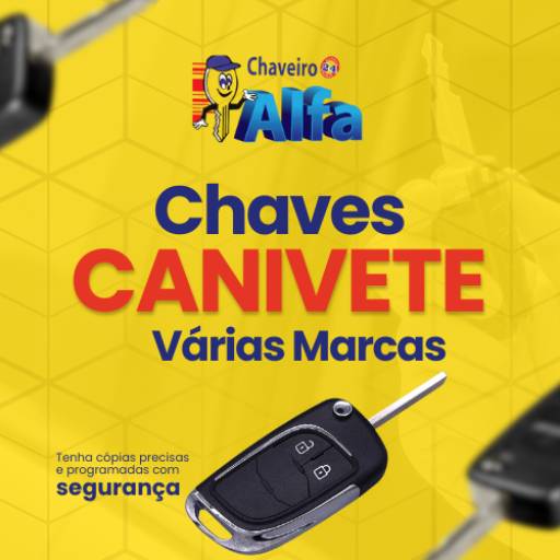 Comprar o produto de Chaves Canivete em Fechaduras e Chaves pela empresa Chaveiro Alfa em Itapetininga, SP por Solutudo