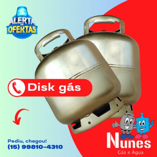 Comprar o produto de Gás de Cozinha  em Gás pela empresa Nunes Gás e Água em Itapetininga, SP por Solutudo