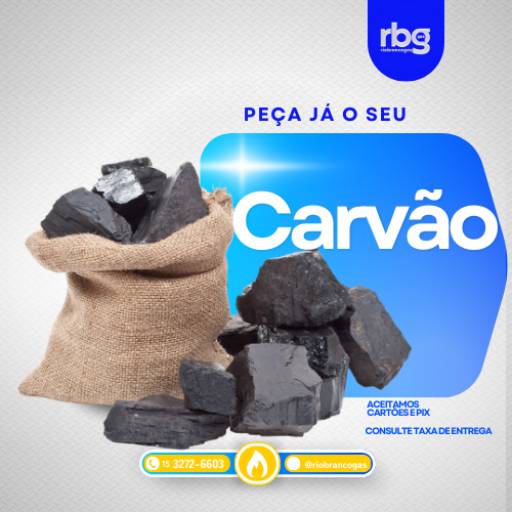 Comprar o produto de Entrega Rápida de Carvão em Carvão pela empresa Rio Branco Gás em Itapetininga, SP por Solutudo