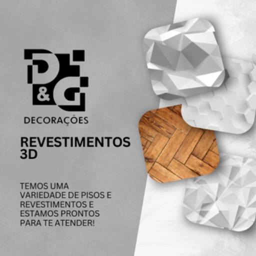 Comprar o produto de Revestimentos 3D em Pisos e Revestimentos pela empresa D&G Decorações em Itapetininga, SP por Solutudo