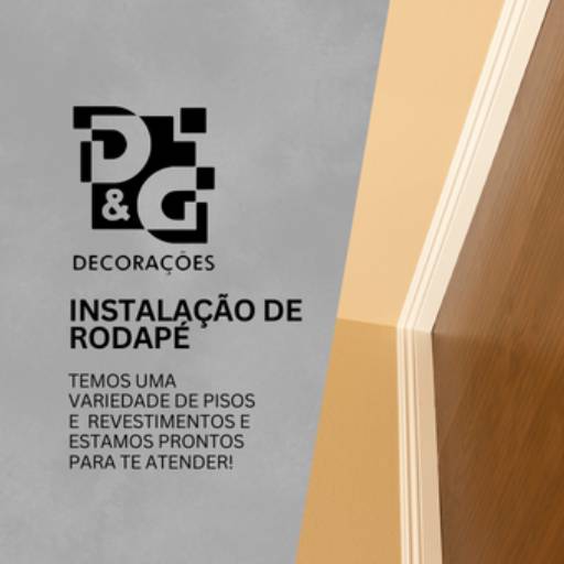 Comprar o produto de Instalação de Rodapé em Pisos e Revestimentos pela empresa D&G Decorações em Itapetininga, SP por Solutudo