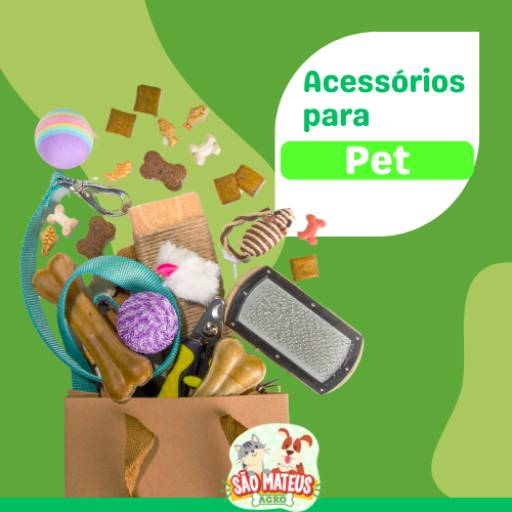 Comprar o produto de Acessórios para Pet em Acessórios para cães e gatos pela empresa São Mateus Agro em Itapetininga, SP por Solutudo