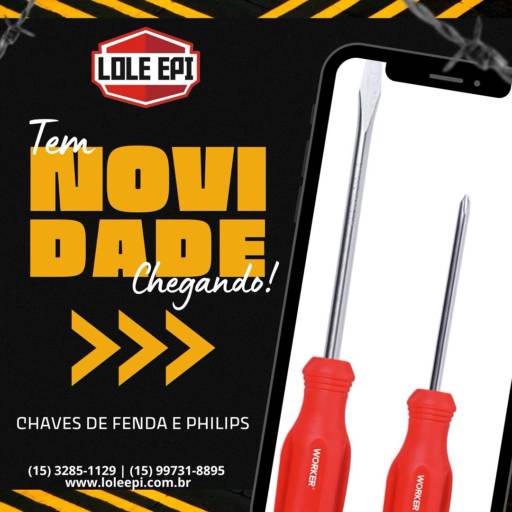 Chaves de Fenda e Philips Ciser - Precisão e Durabilidade - Tietê/SP por Lole EPI