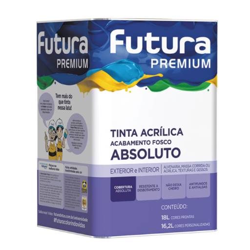 Comprar o produto de Tinta Acrílica Fosca em Tinta para pintura imobiliária pela empresa Zenit Tintas em Foz do Iguaçu, PR por Solutudo