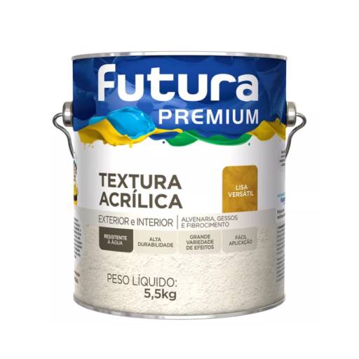 Comprar o produto de Textura Acrílica Lisa Versátil em Tinta para pintura imobiliária pela empresa Zenit Tintas em Foz do Iguaçu, PR por Solutudo
