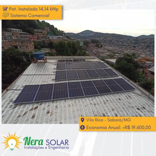 Energia Solar Fotovoltaica para Comércio - Economize e Valorize seu Negócio em Sabará