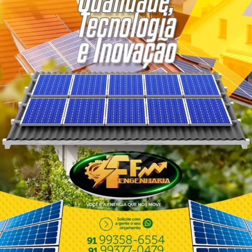 Comprar o produto de Placa Solar de Alta Performance - Economia e Sustentabilidade - Belém em Energia Solar pela empresa FF Engenharia em Belém, PA por Solutudo