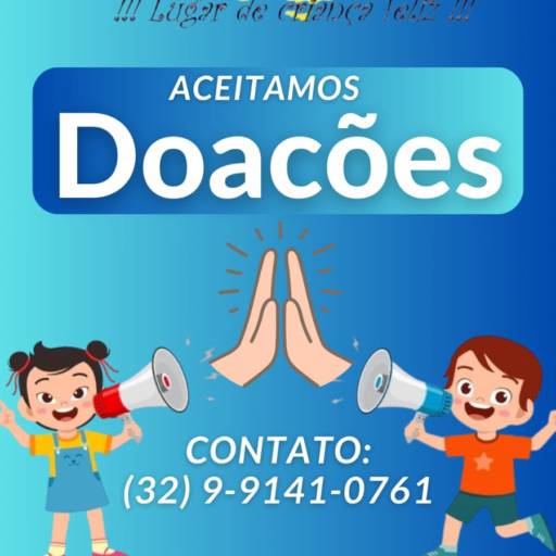 Aceitamos Doações 