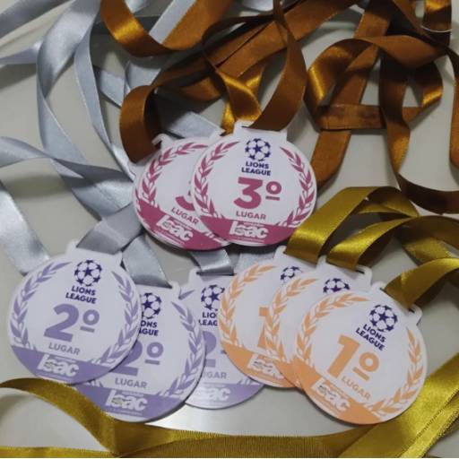 Medalha em acrílico