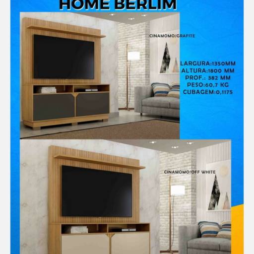 Home Berlim - Design Moderno e Funcionalidade para Sua Sala em Uberlândia