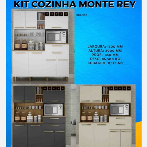 Kit Cozinha Monte Rey - Praticidade e Estilo para Sua Cozinha em Uberlândia