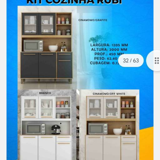 Kit Cozinha Rubi - Modernidade e Praticidade para sua Cozinha em Uberlândia