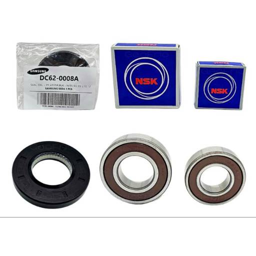 Kit Rolamentos e Retentor Lavadora E Lava E Seca Samsung por JG Peças, Consertos e Manutenção de Geladeiras e Máquina de Lavar 