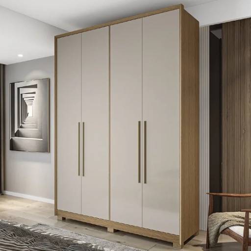 Guarda roupa Itaparica 4 portas Móveis Rimo