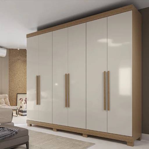 Guarda Roupa Guarapari 6 portas Móveis Rimo