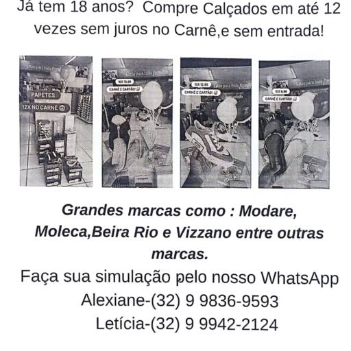 Comprar o produto de Aproveite!!! em Calçados, Roupas e Bolsas pela empresa Zema Modas Leopoldina em Leopoldina, MG por Solutudo