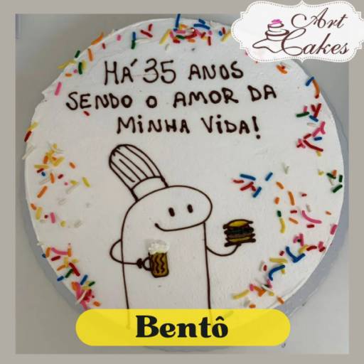 Comprar o produto de Bolo Bentô em Itapetininga em Bolos e Doces pela empresa Art Cakes em Itapetininga, SP por Solutudo