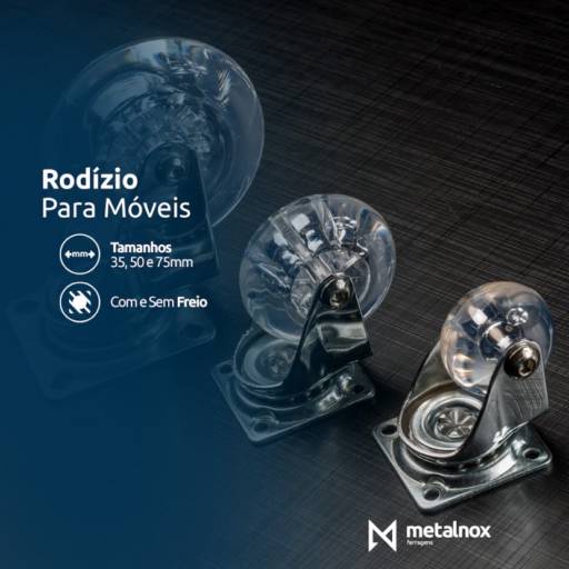 Rodízio para Móveis - Mobilidade e Conveniência - Goiânia por Empório Do Marceneiro Ltda