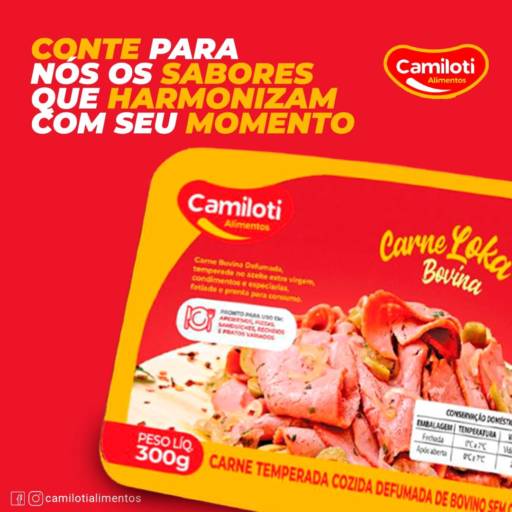 Comprar o produto de Salame Suíno - Sabor Tradicional de Santa Cruz do Rio Pardo em Distribuidoras de Alimentos pela empresa Camiloti Alimentos em Santa Cruz do Rio Pardo, SP por Solutudo